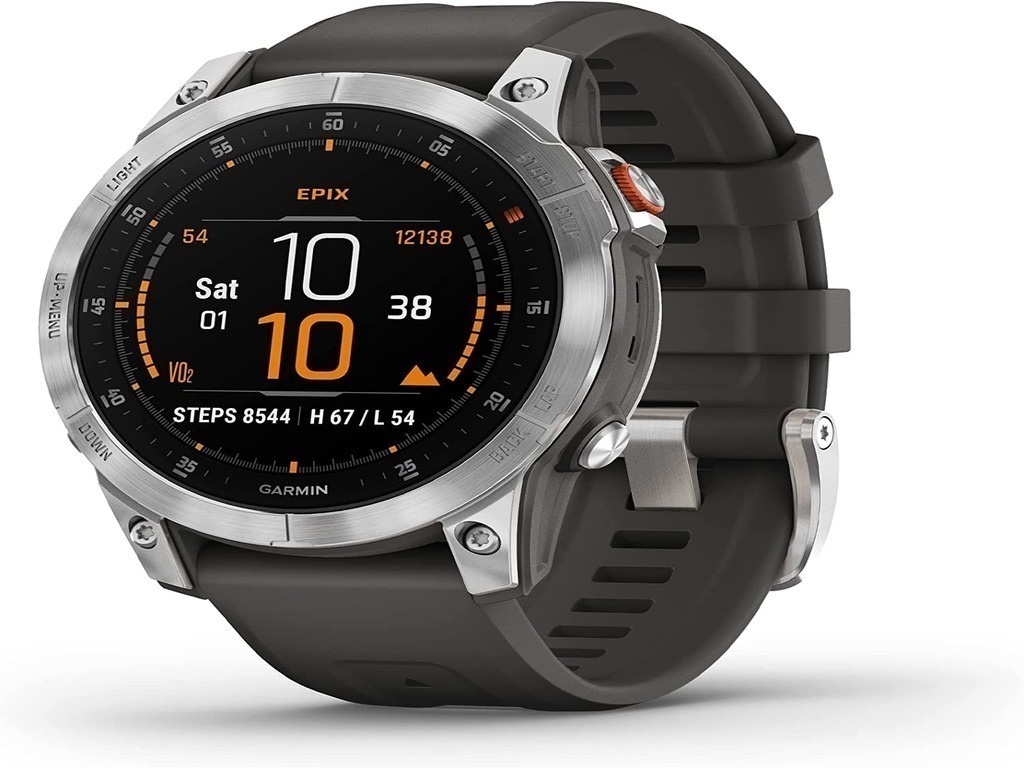 Garmin Epix Gen 2 Sapphire Titanium На Коже (010-02582-30)