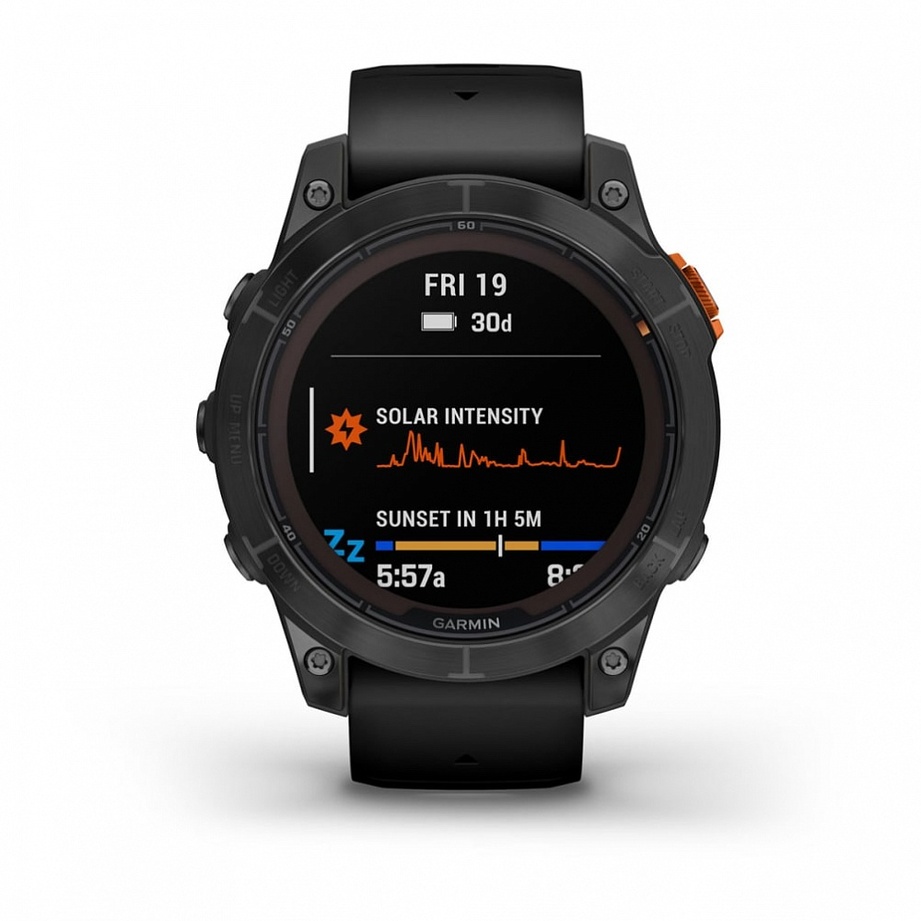Garmin Fenix 7 Pro Solar Серый с Черным Ремешком (010-02777-01)