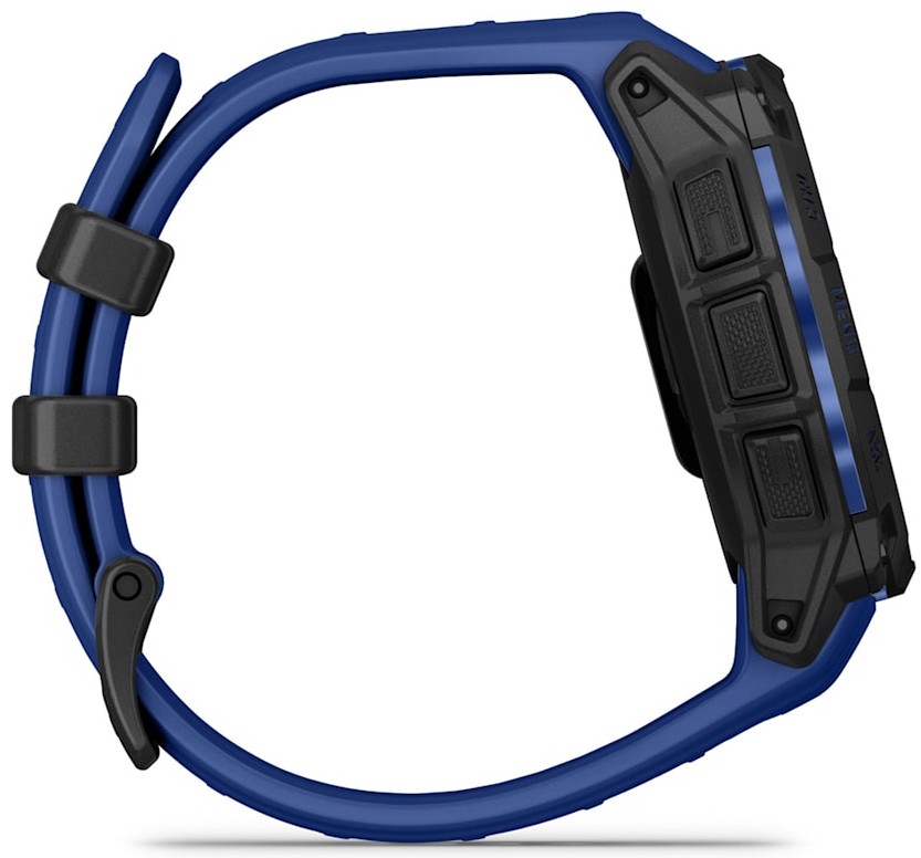 Garmin Instinct 3 45mm Amoled Черные с Черно-Синим Ремешком (010-02936-03)