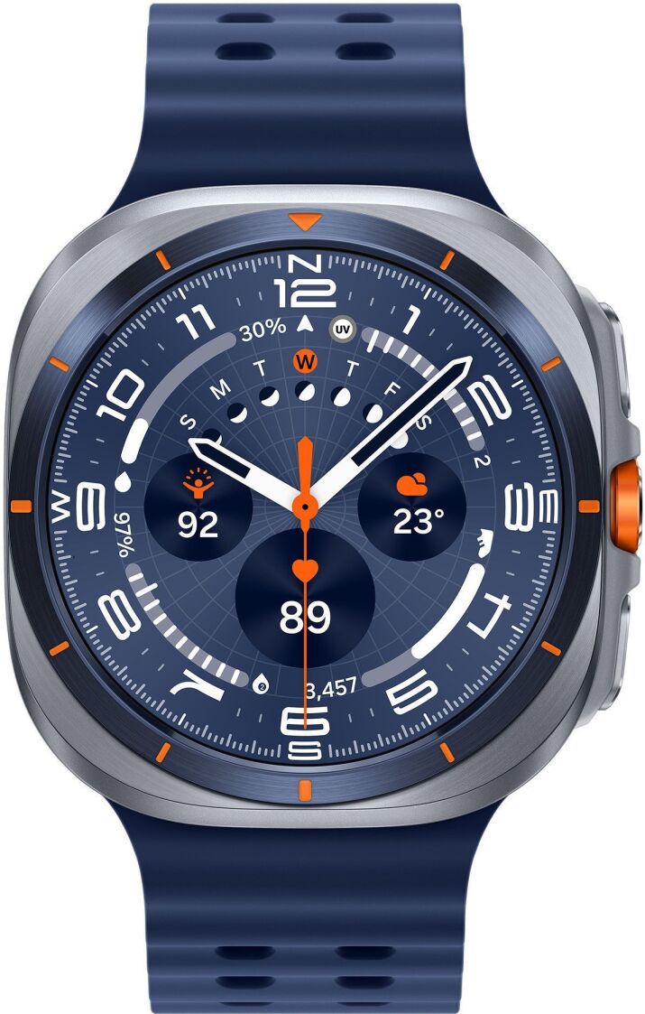 Samsung Galaxy Watch Ultra 47mm Синий Титан с Синим Ремешком LTE 2025