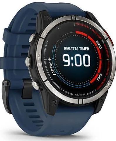 Garmin Quatix 7 Sapphire Титановый с Синим Ремешком (010-02582-61)