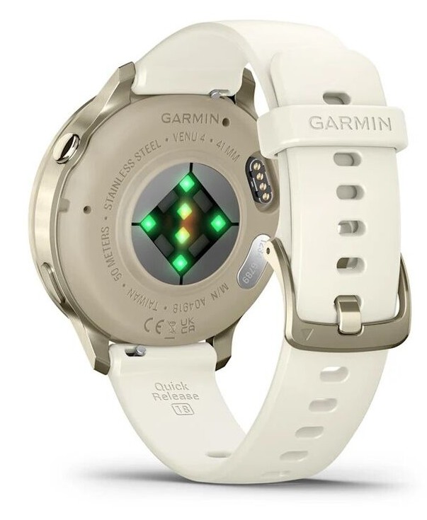 Garmin Venu 4 41mm Лунно-Золотистые с Бежевым Ремешком (010-03013-00)