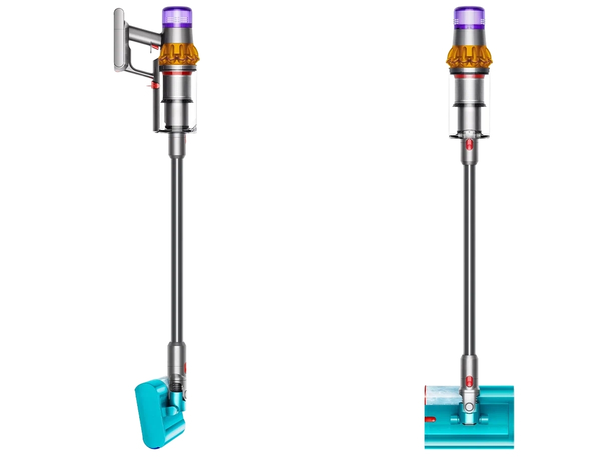 Вертикальный Пылесос Dyson V15S Submarine SV47 Желтый/Никель