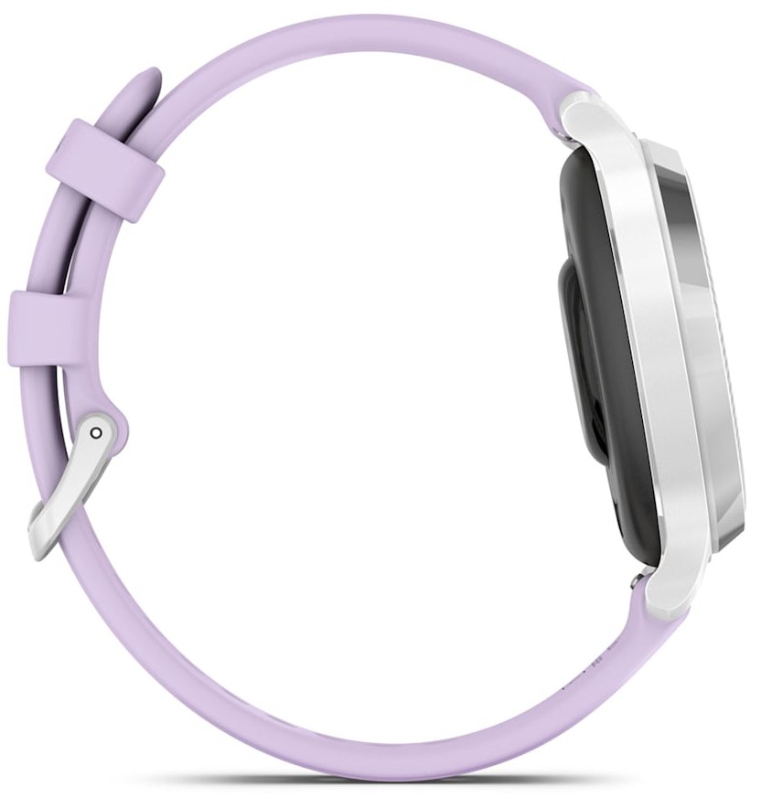 Garmin Lily 2 Active Серебристый Безель с Фиолетовым Силиконовым Ремешком (010-02891-01)