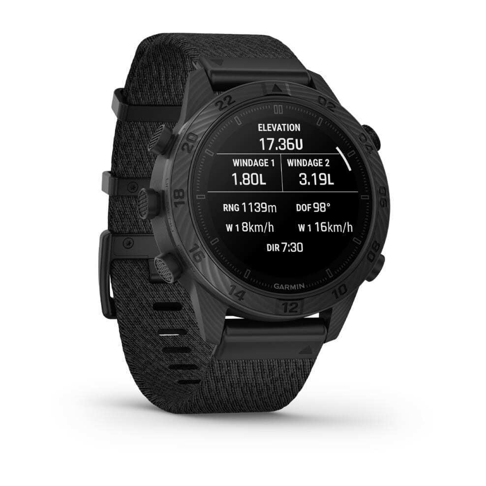 Garmin MARQ Commander Gen 2 Carbon Edition 46mm с Черным Нейлоновым Ремешком (010-02722-01)