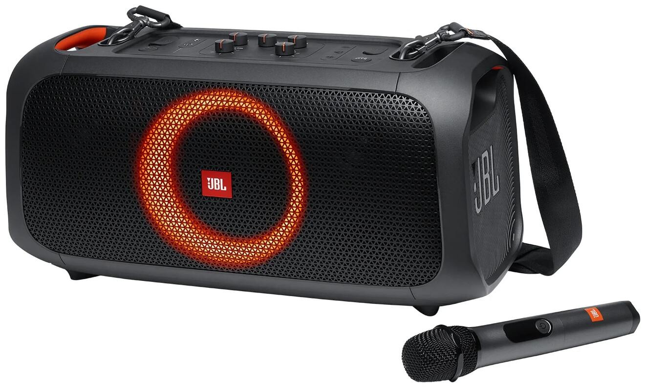 Портативная Колонка JBL PartyBox On-The-Go с Одним Микрофоном