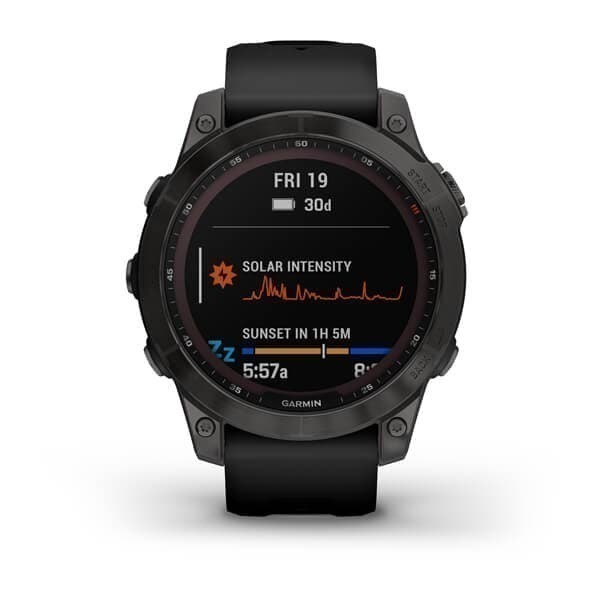 Garmin Fenix 7 Sapphire Solar Carbon Gray (010-02540-39)