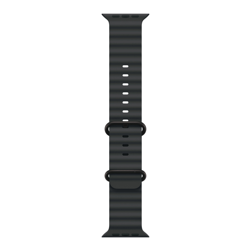 Apple Watch Ultra 2 49mm Черный Титан Ремешок Ocean Черного Цвета 2024