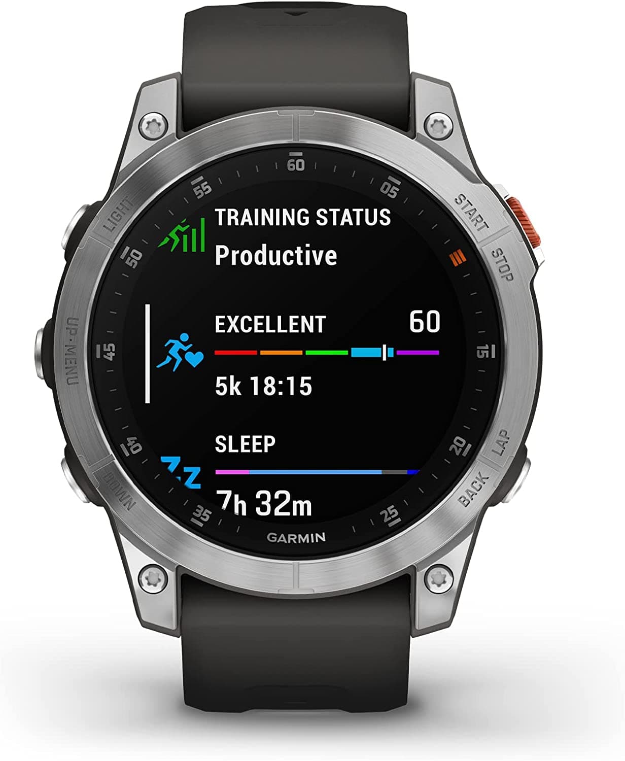 Garmin Epix Gen 2 Sapphire Titanium На Коже (010-02582-30)