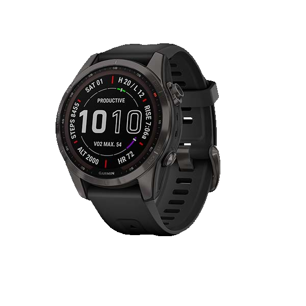 Garmin Fenix 7S Sapphire Solar Titanium Gray (010-02539-25)
