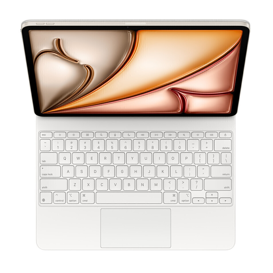 Клавиатура Magic Keyboard С Тачпадом iPad Air 13 Белая 2025 MDFW4