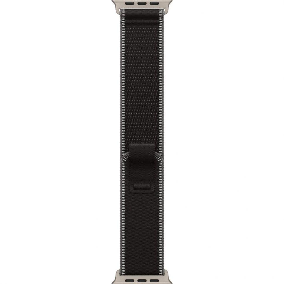 Apple Watch Ultra 3 49mm Бежевый Титан Ремешок M/L Trail Черного Цвета 2025