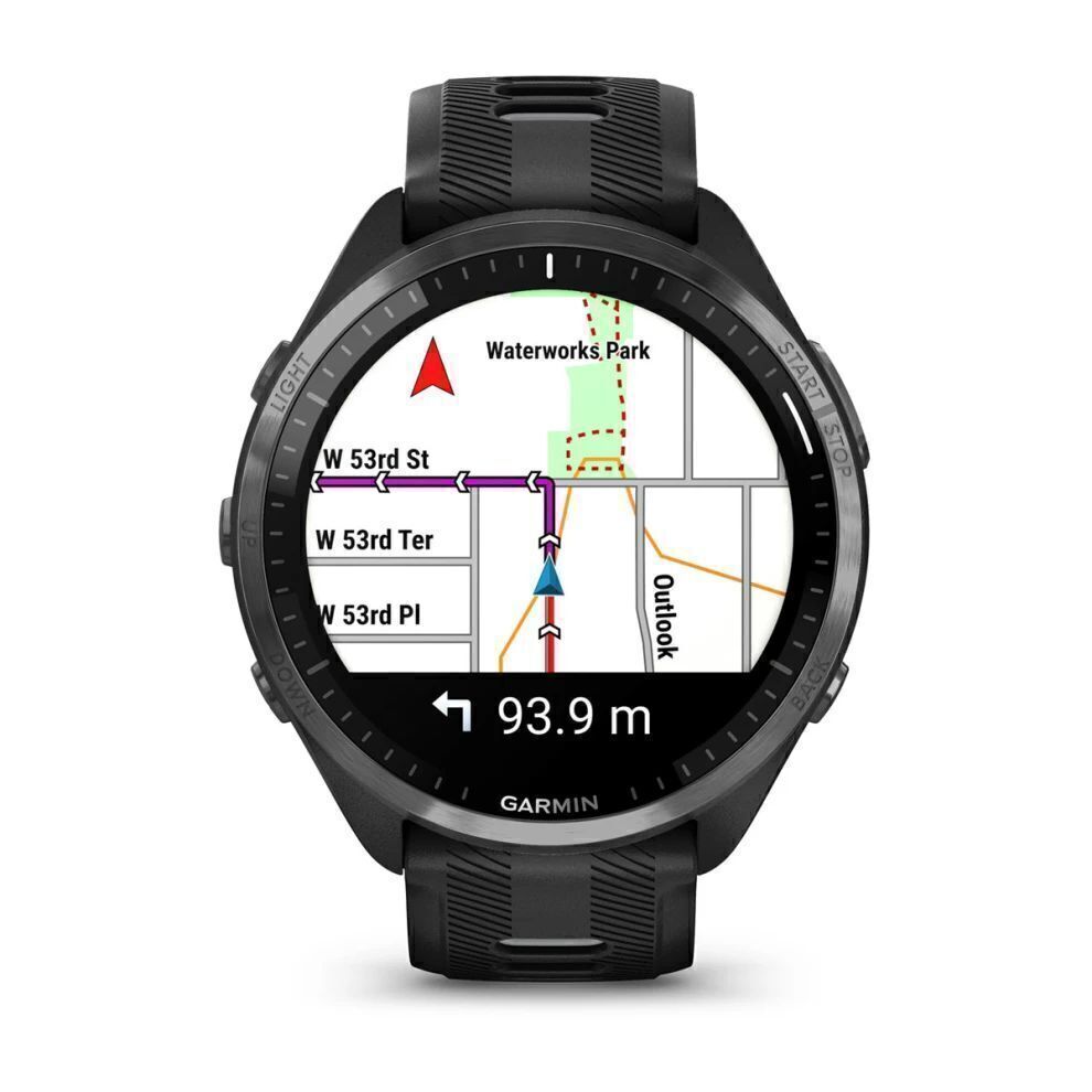 Garmin Forerunner 965 Черный с Черным Ремешком (010-02809-10)