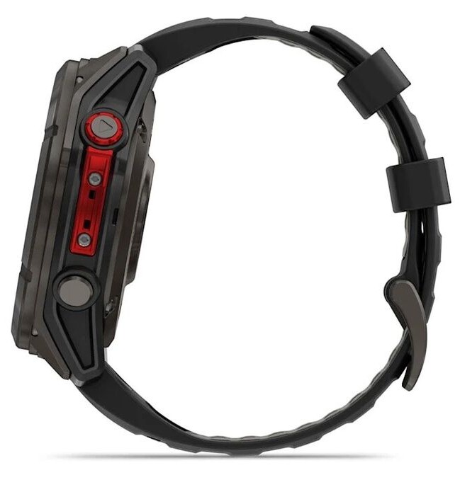 Garmin Fenix 8 Pro 51mm MicroLED Sapphire Lens DLC Титан с Угольно-Серым Ремешком (010-03380-01)