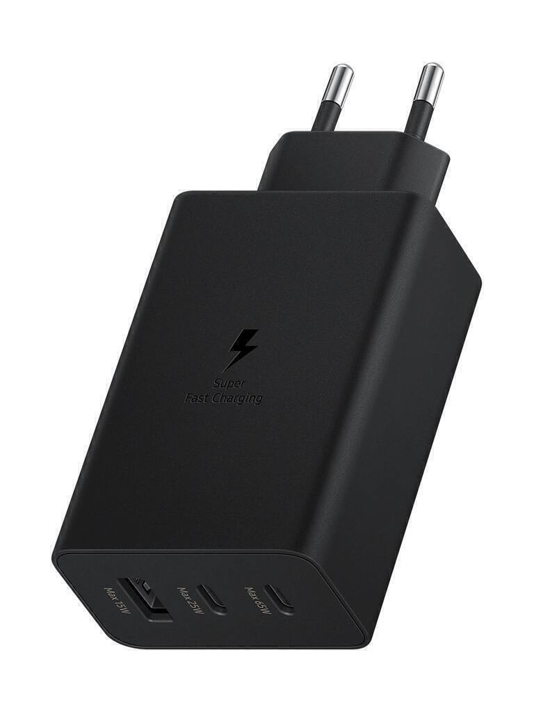 Сетевой Адаптер Samsung 65W PD Trio USB-C to USB-C, USB-A Port111