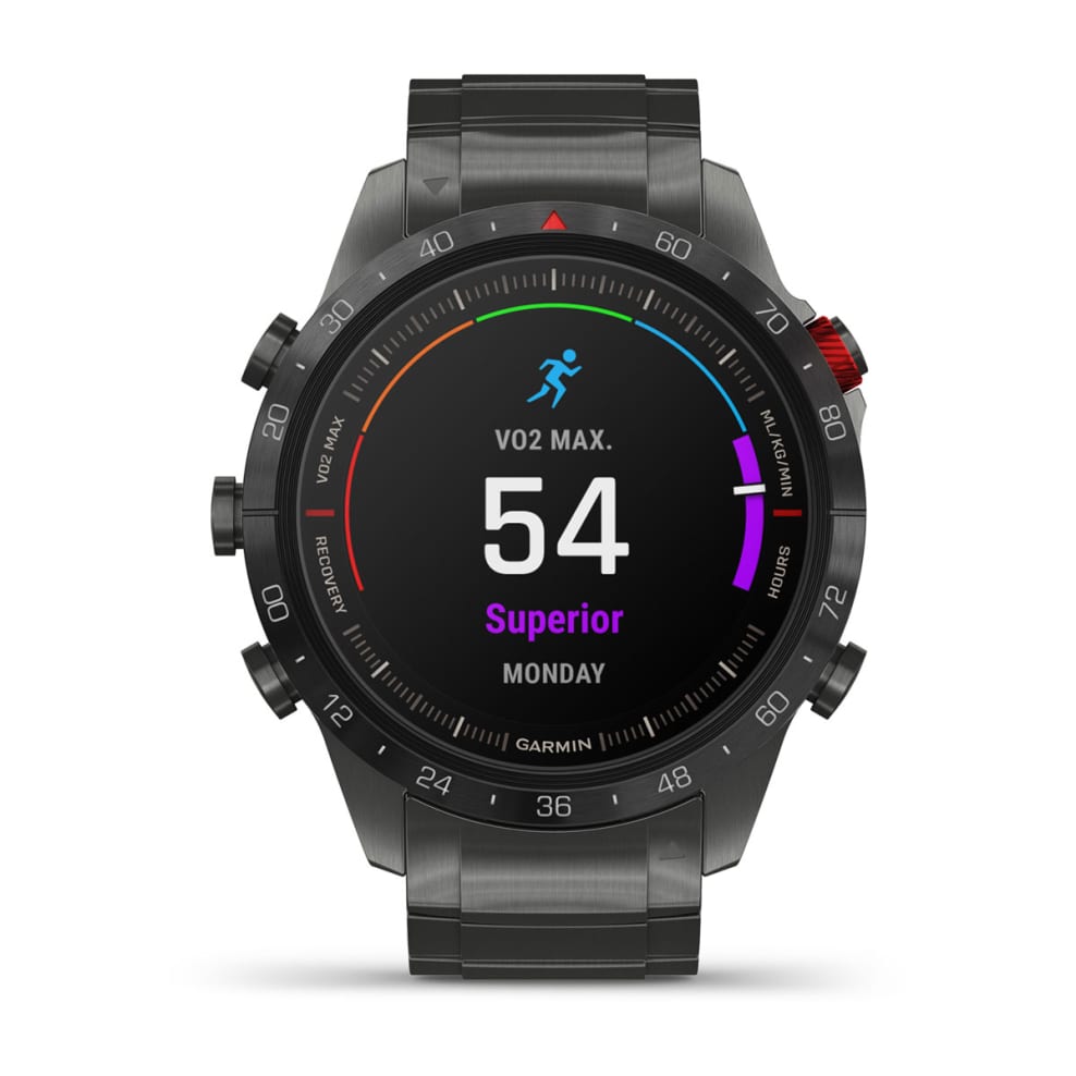 Garmin MARQ Athlete Gen 2 Performance Edition 46mm с Титаново-Силиконовым Ремешком (010-02648-51)