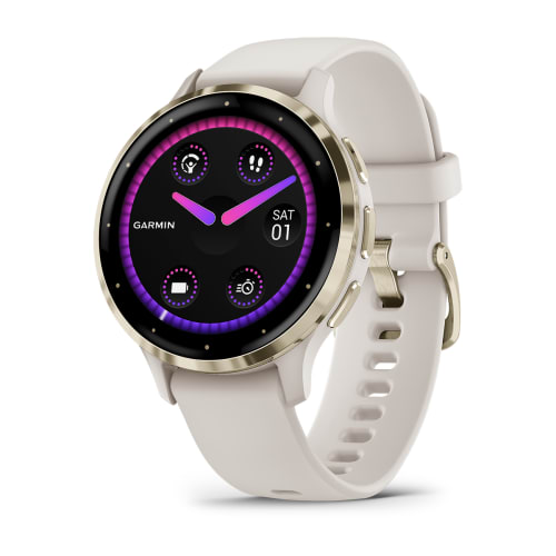 Garmin Venu 3S Слоновая Кость с Золотистым Безелем (010-02785-04)