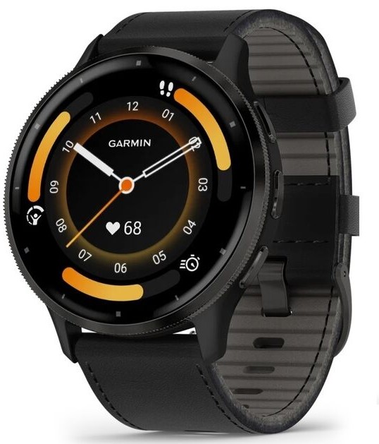 Garmin Venu 3 Черные с Черным Ремешком (010-02784-52)