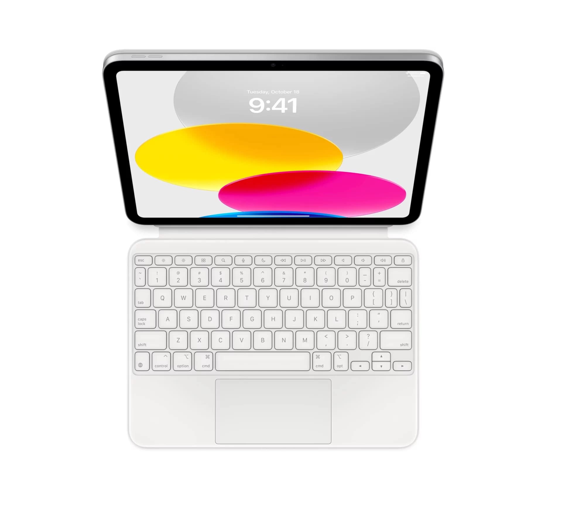 Клавиатура Magic Keyboard Folio для iPad 10.9 Белая 2022 MQDP3 
