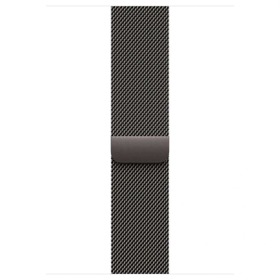 Apple Watch 11 42mm Титан Графитовые Ремешок Milanese Графитового Цвета