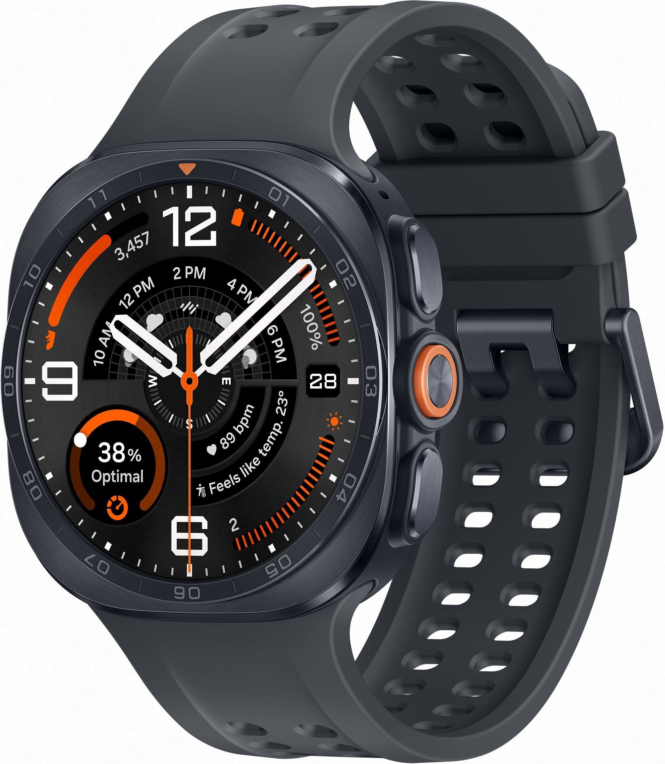 Samsung Galaxy Watch Ultra 2 47 мм Серый Титан с Черным Ремешком LTE 2026