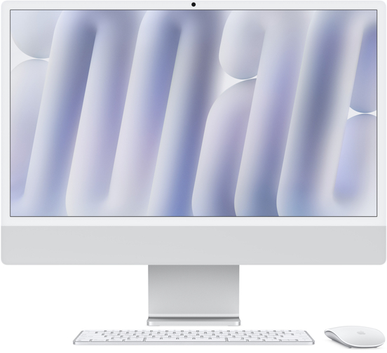 iMac 24 2024 M4 10C CPU/24/512ssd/10C GPU Серебристый MCR24