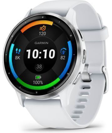 Garmin Venu 3 Белые с Серебристым Безелем (010-02784-00)