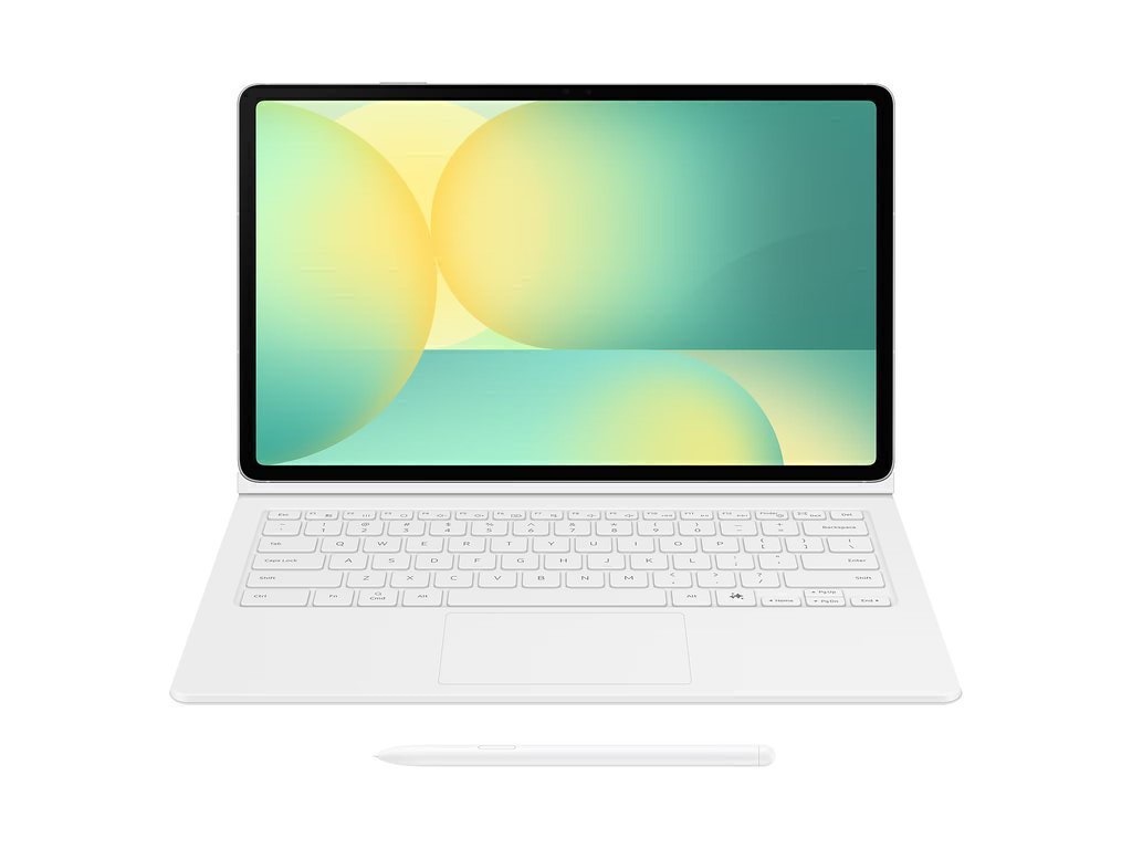Чехол-Клавиатура c Touch-Pad и Клавишей Al Samsung Tab S10 FE Plus Белый EF-DX625