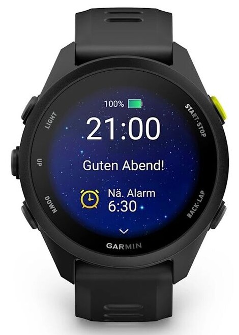 Garmin Forerunner 70 Черные с Черным Силиконовым Ремешком (010-04307-00)