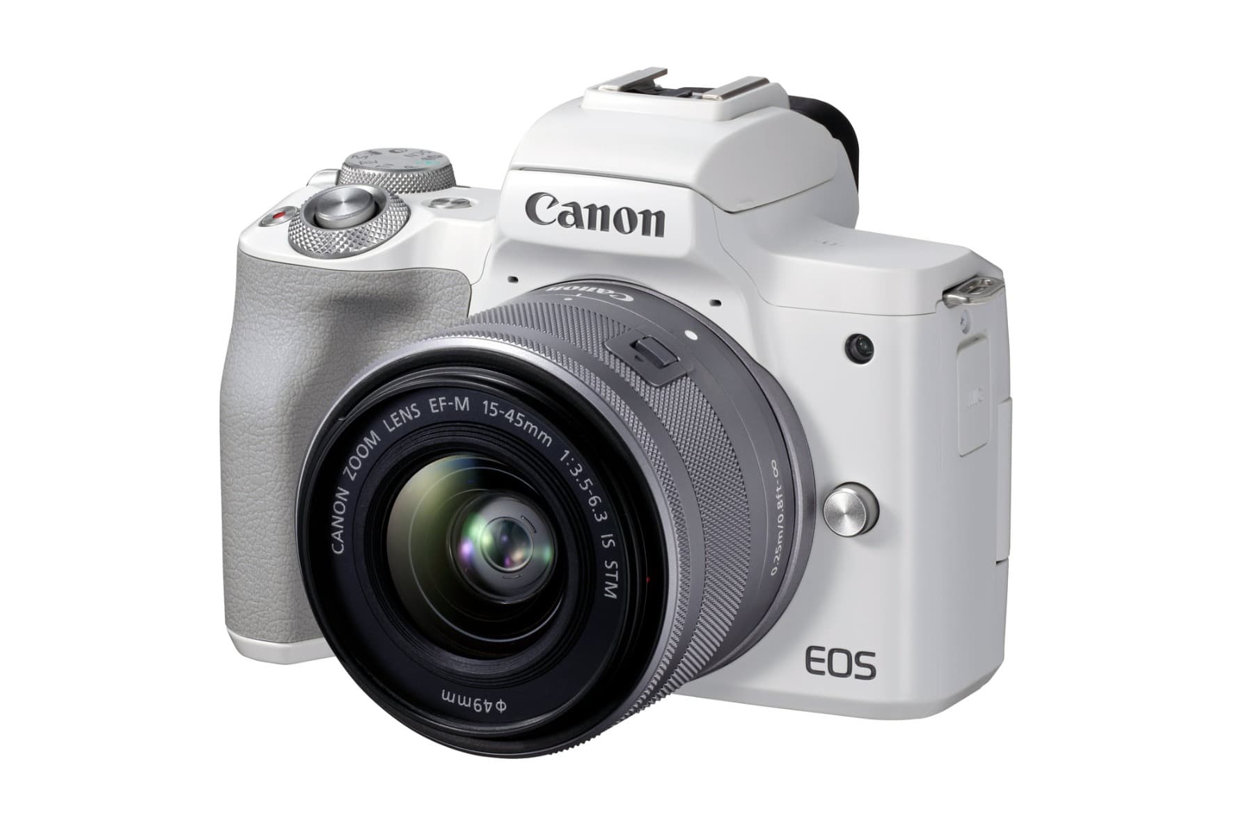 Canon EOS M50 Mark II Kit EF-M 15-45mm F/3.5-6.3 IS STM Белый Меню На Русском Языке
