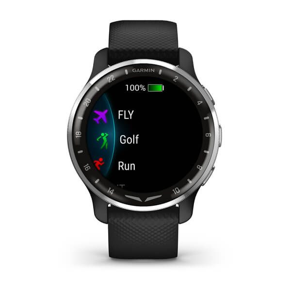 Garmin D2 Air X10 Авиационные Черные с Черным Ремешком (010-02496-19)