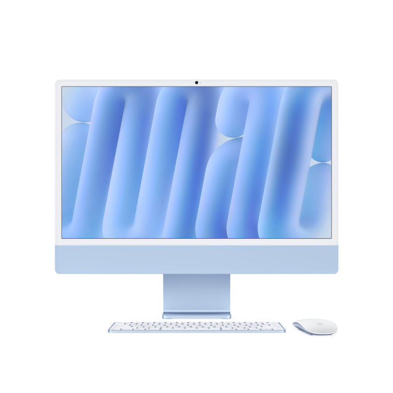 iMac 24 2024 M4 8C CPU/16/256ssd/8C GPU Голубой MWUF3