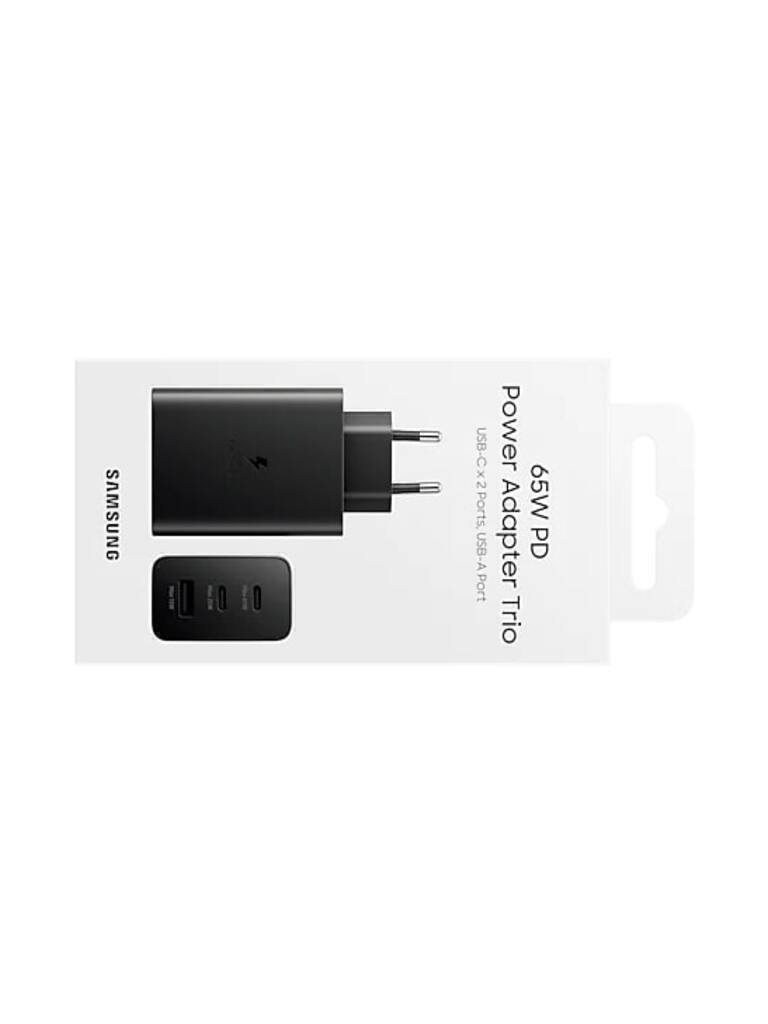 Сетевой Адаптер Samsung 65W PD Trio USB-C to USB-C, USB-A Port111