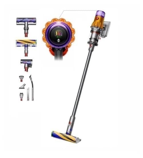 Вертикальный Пылесос Dyson V12 Detect Absolute SV20 Желтый/Никель