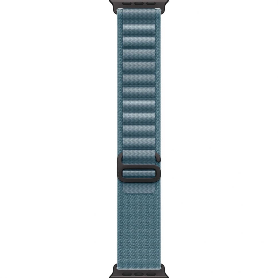 Apple Watch Ultra 3 49mm Черный Титан Ремешок S Alpine Светло-Синего Цвета 2025