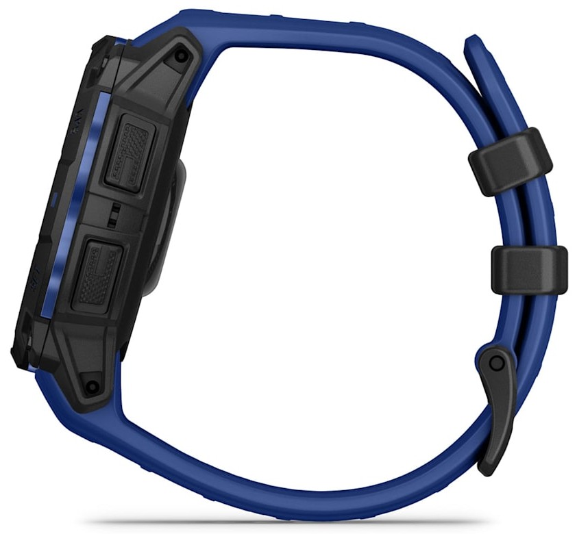 Garmin Instinct 3 45mm Amoled Черные с Черно-Синим Ремешком (010-02936-03)